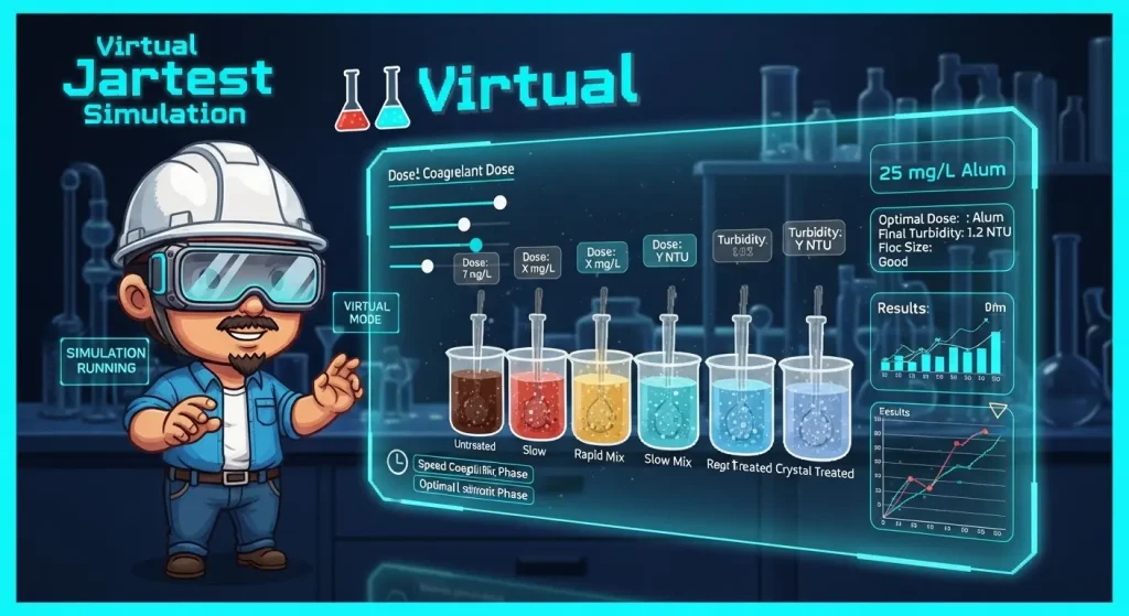 Visual Jar Test Simulation