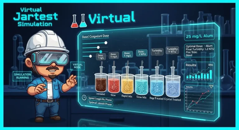 Visual Jar Test Simulation